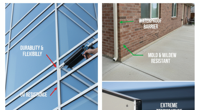 Why Silicone Caulk is the Top Choice for Commercial Window Sealing and Outdoor Waterproof Caulking